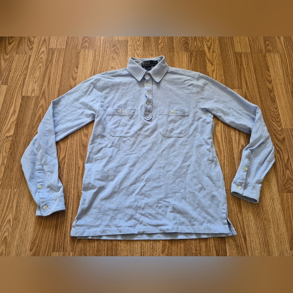 Polo Ralph Lauren Men's Light Blue Long Sleeve Shirt